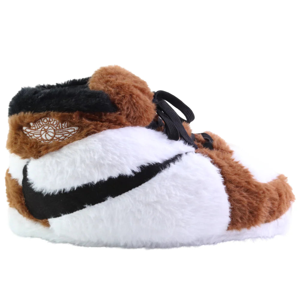 Stepcorner Peluş Sneakers – Coffee Brown