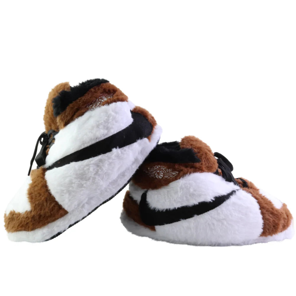 Stepcorner Peluş Sneakers – Coffee Brown