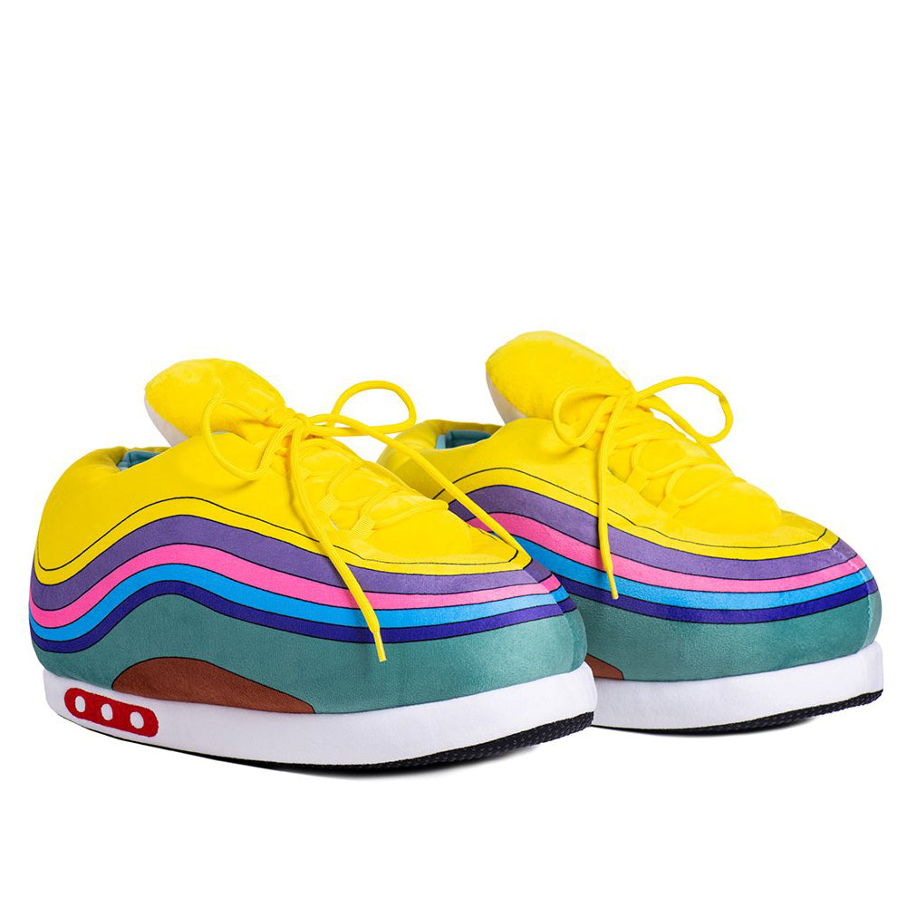 Stepcorner Peluş Sneakers – Rainbow Wave