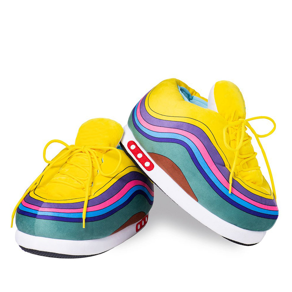 Stepcorner Peluş Sneakers – Rainbow Wave