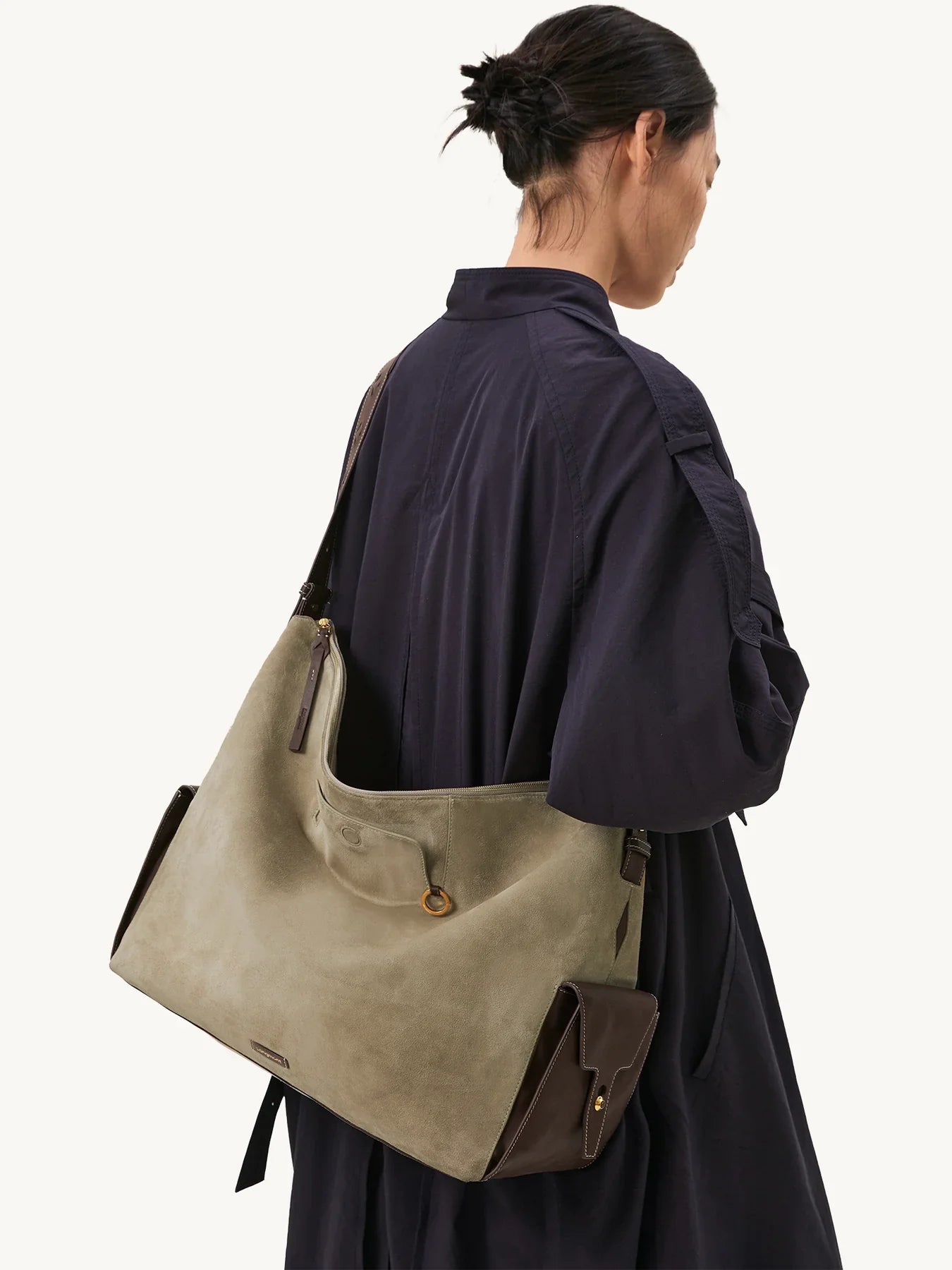 Extra Large Yore Hobo Bag - Dune Suede