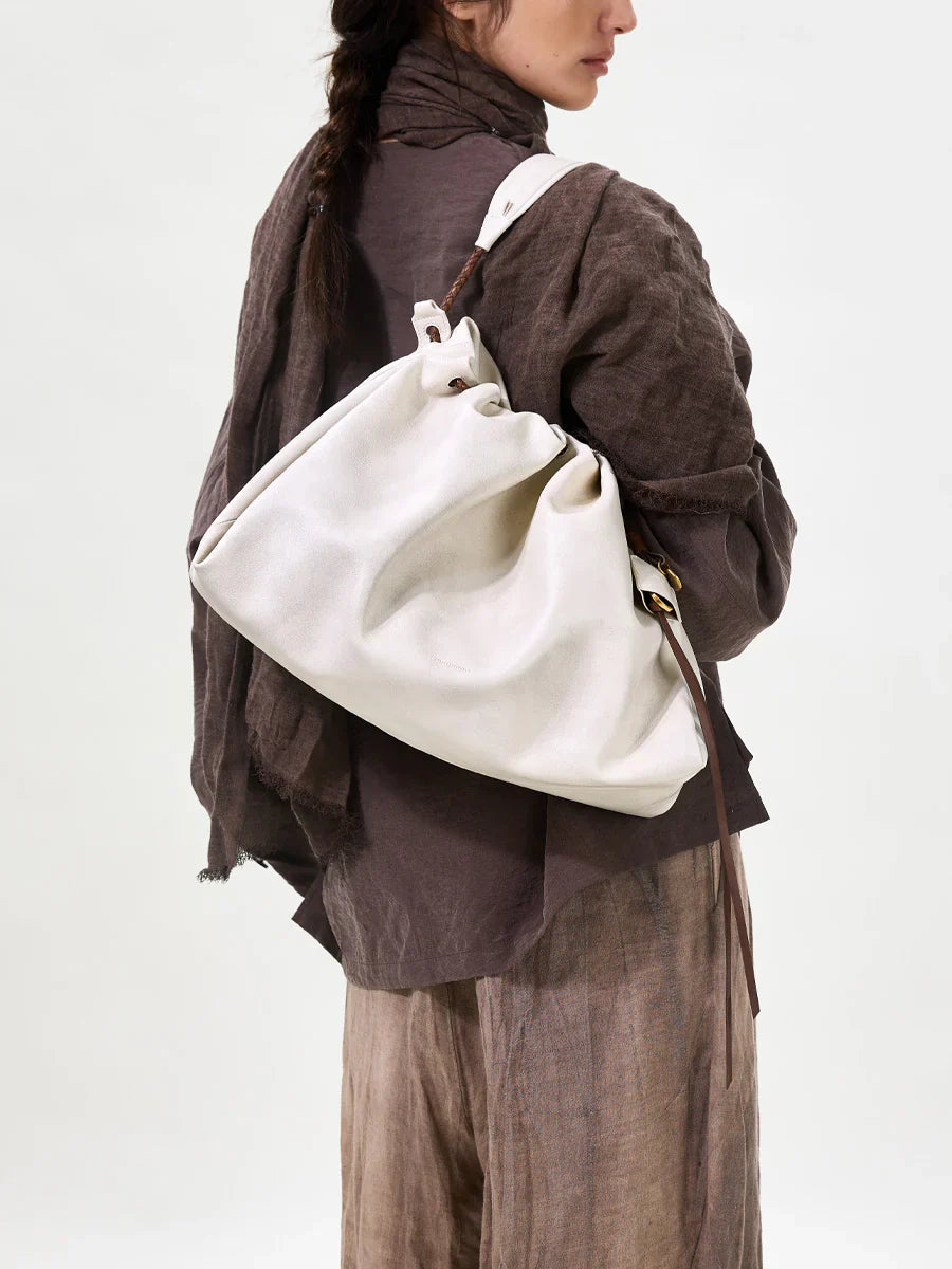 Medium Gather Bag Set - Cloud (Contrast Tone)