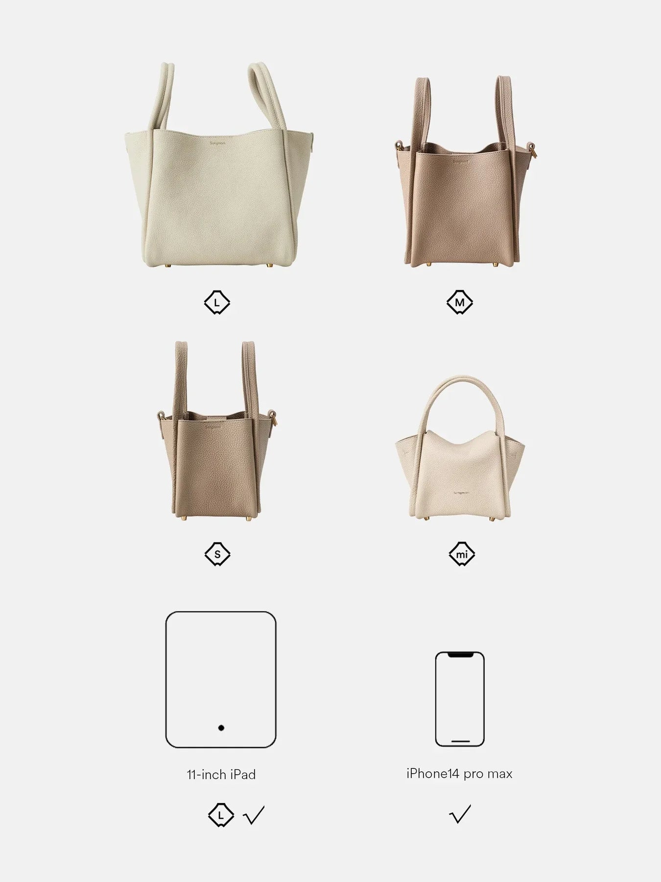 Mini Song Bag - Taupe