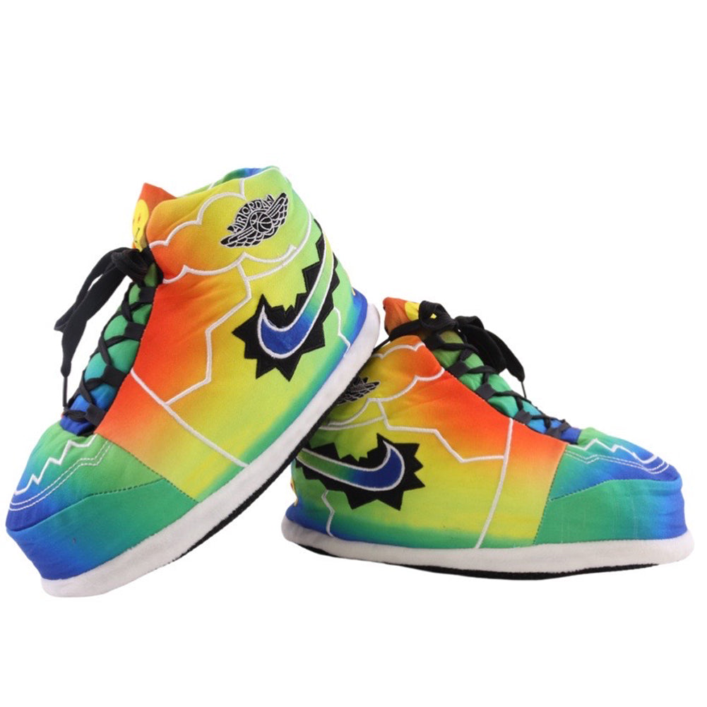 Stepcorner Peluş Sneakers – Rainbow Burst