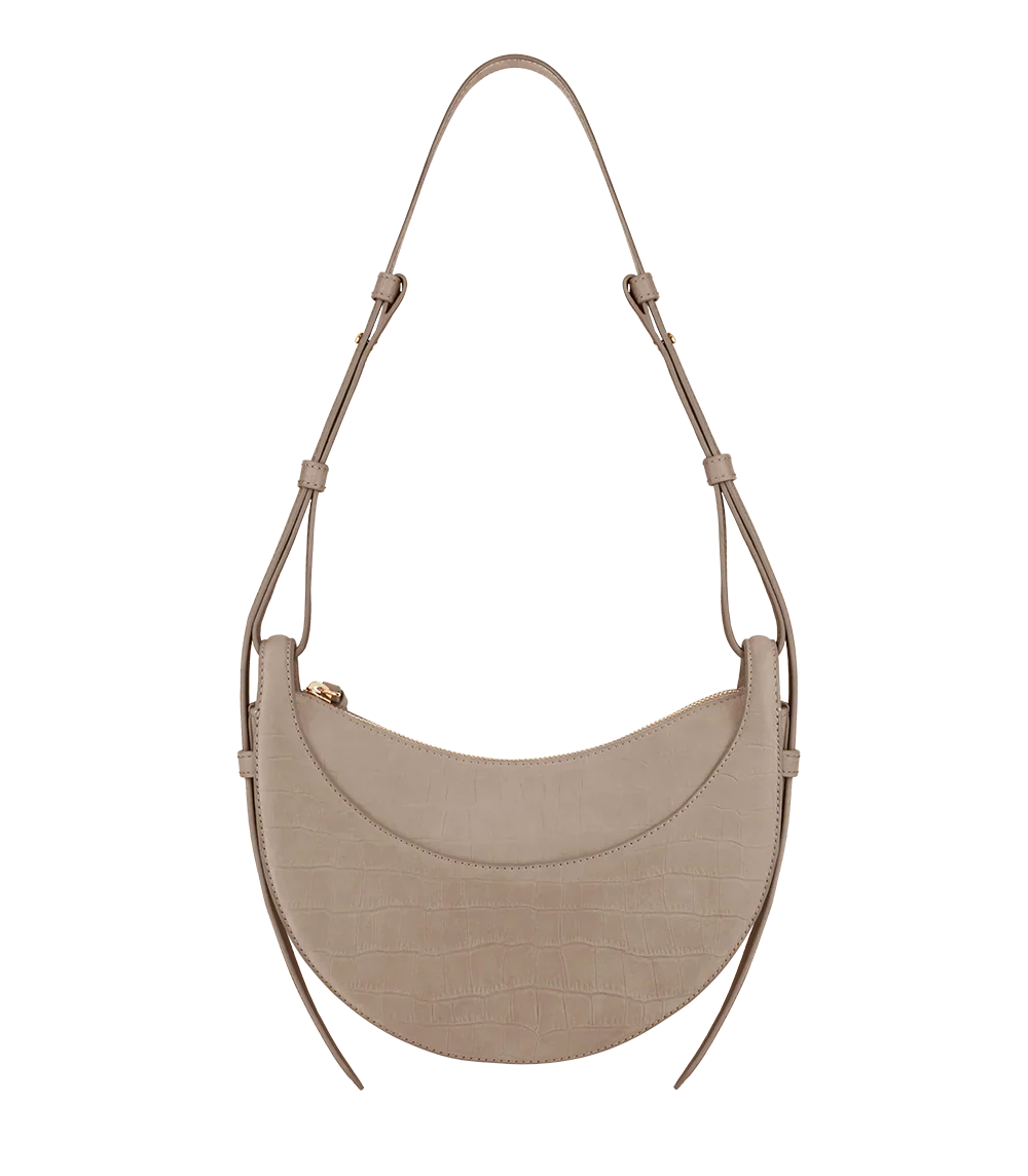 Numéro Dix Edition Crocodile Nubuck Taupe
