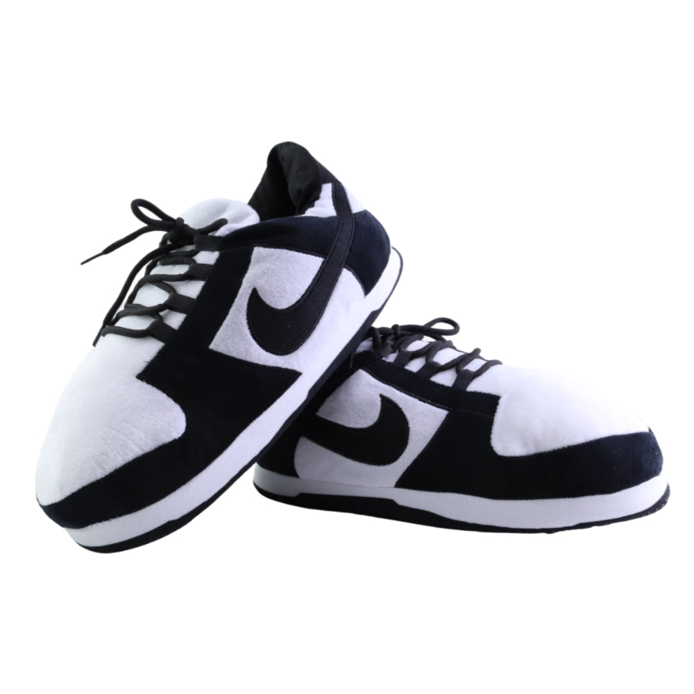 Stepcorner Peluş Sneakers – Black & White Classic