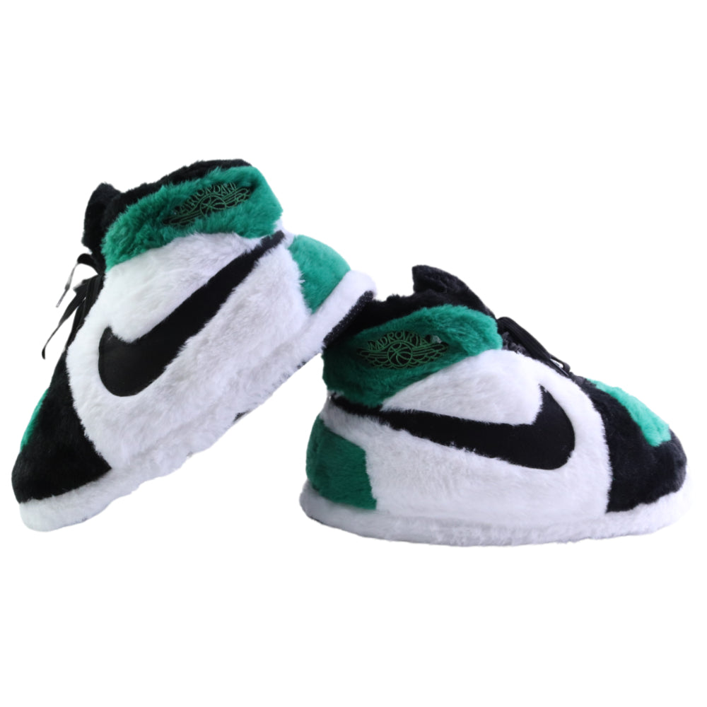 Stepcorner Peluş Sneakers – Emerald Green