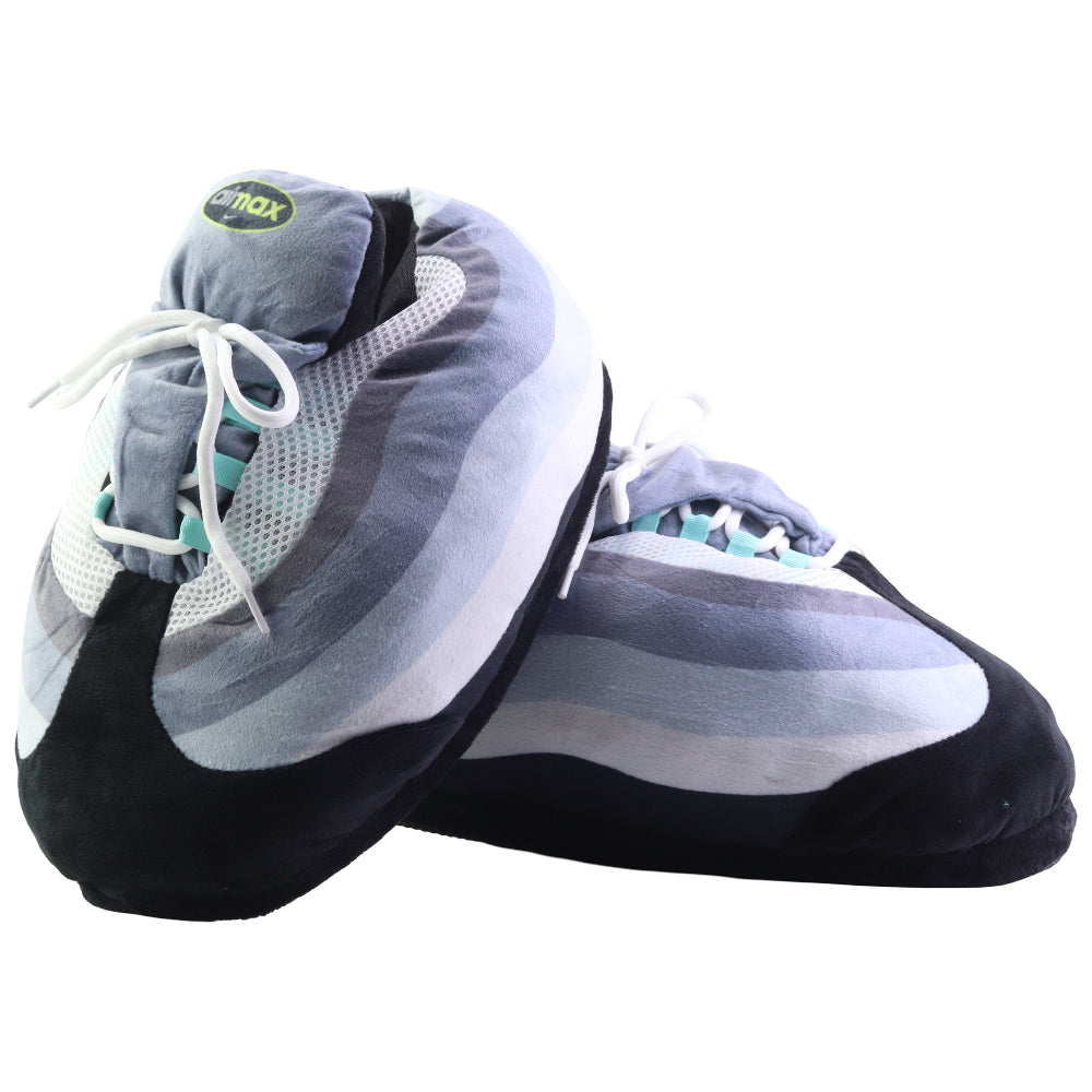 Stepcorner Peluş Sneakers – Silver Wave