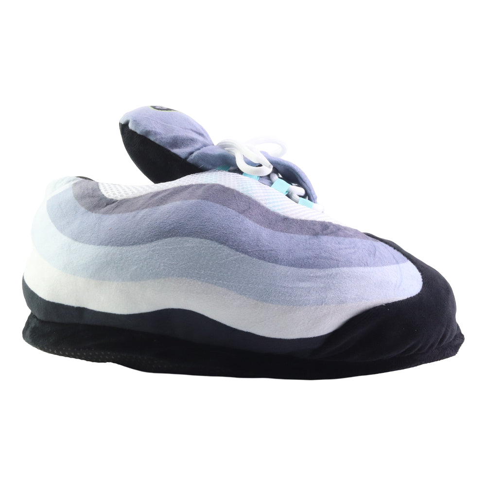 Stepcorner Peluş Sneakers – Silver Wave
