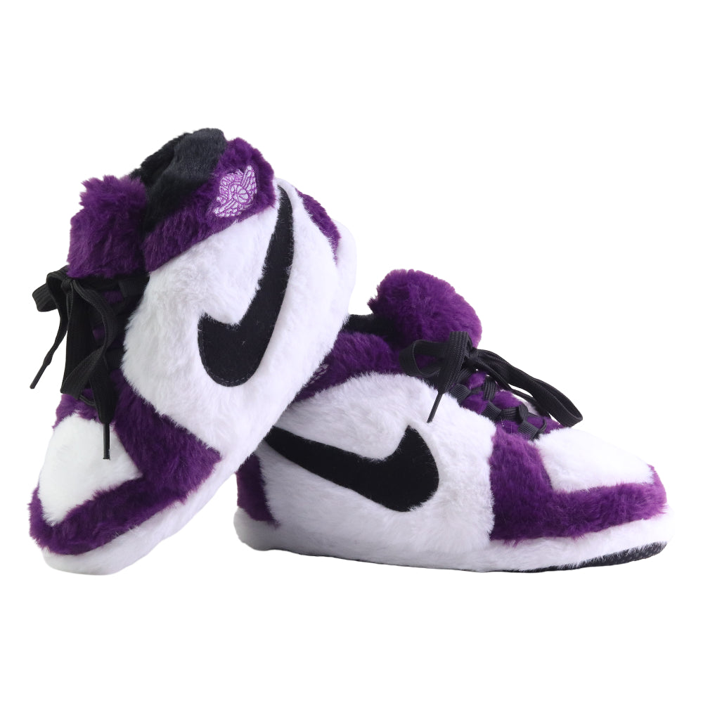 Stepcorner Çocuk Peluş Sneakers – Purple Storm