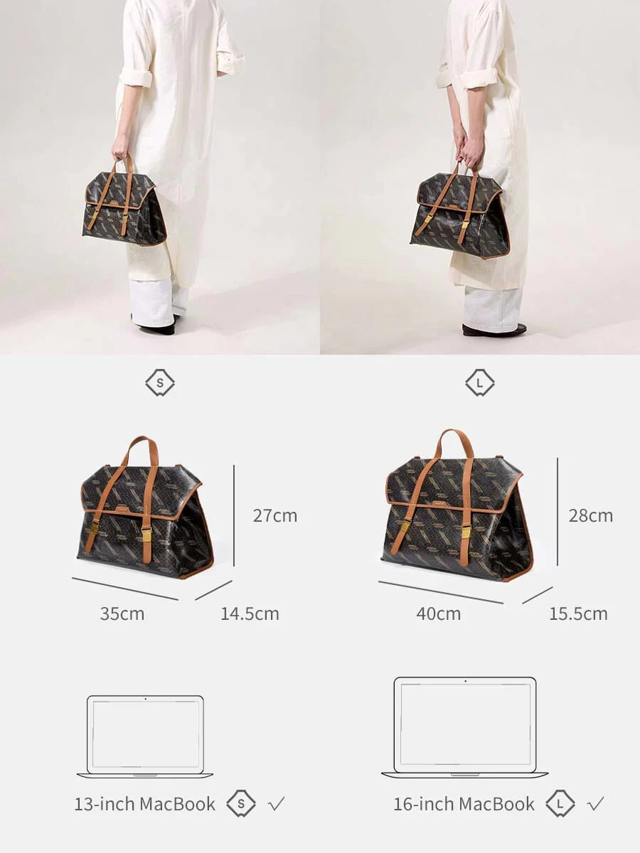 The Large Shan Briefcase - Canvas