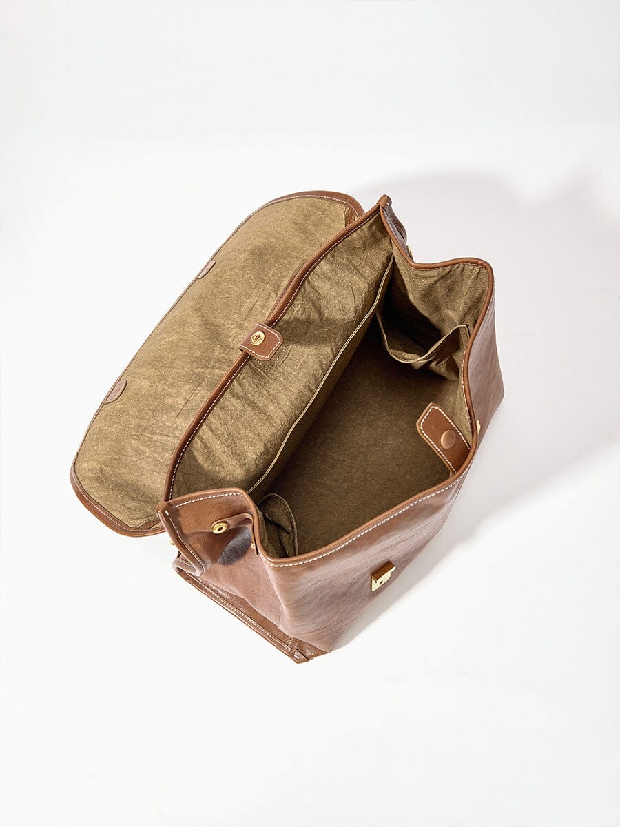 The Large Shan Briefcase - Sandal