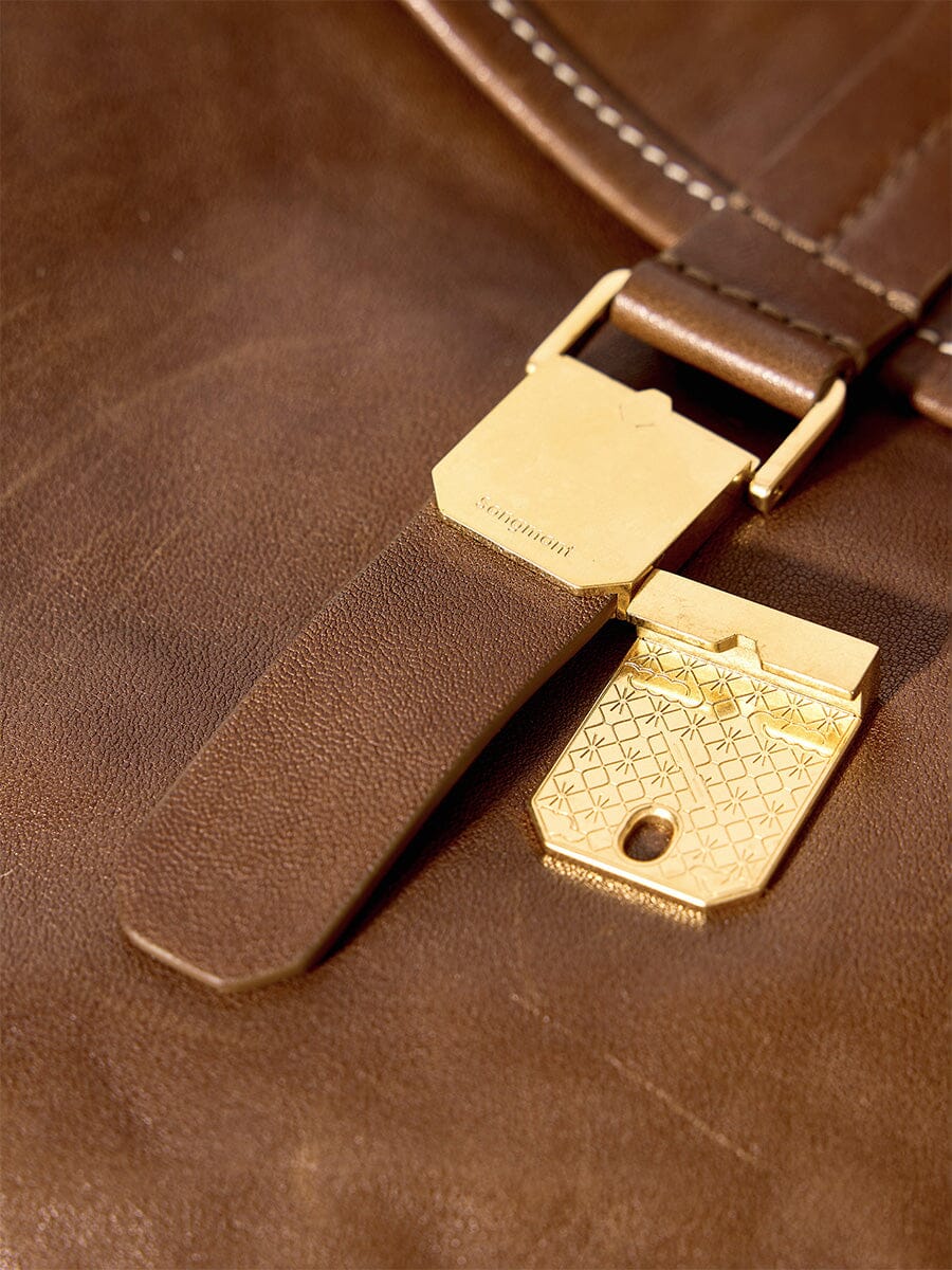 The Large Shan Briefcase - Sandal