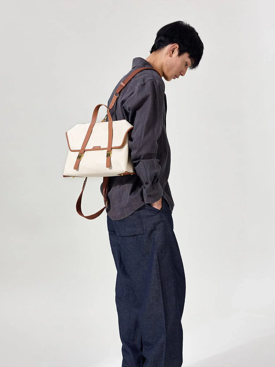 The Small Shan Briefcase - Canvas