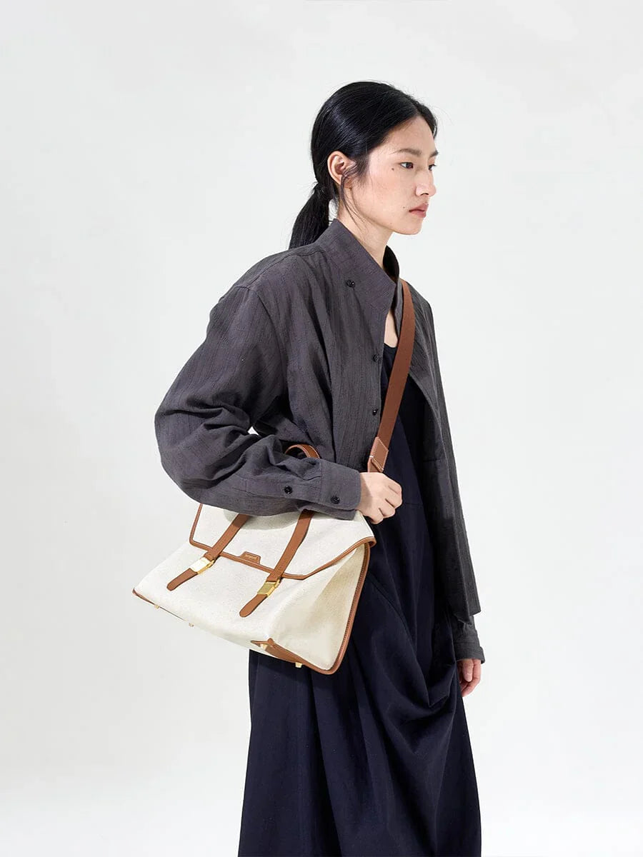 The Small Shan Briefcase - Canvas