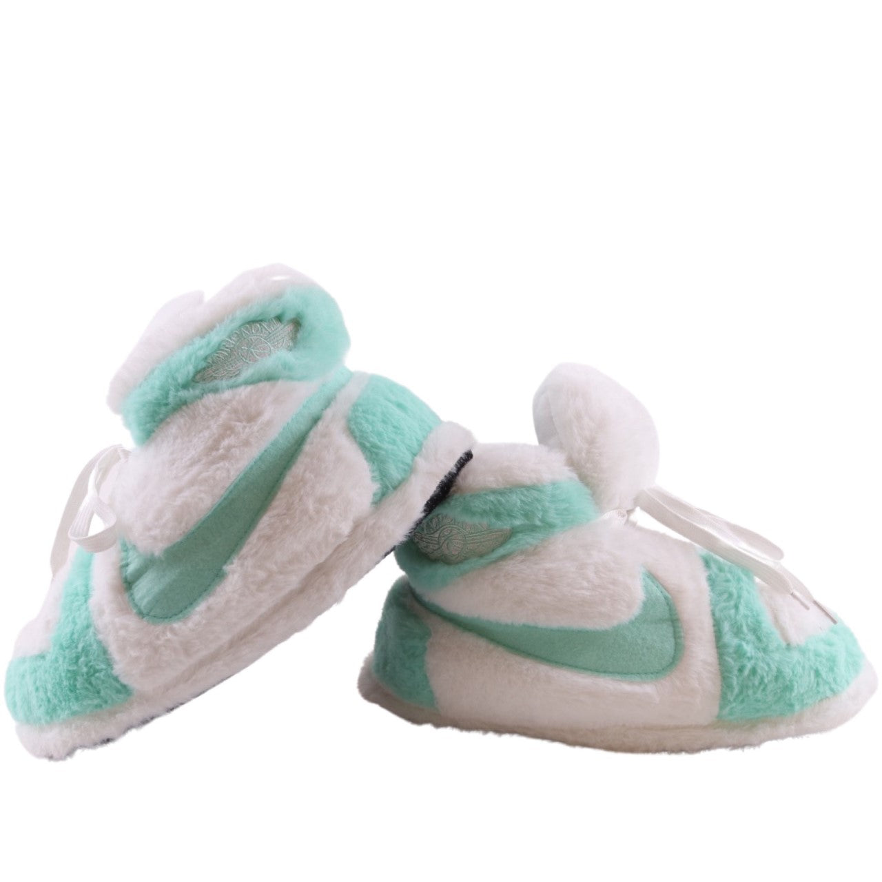 Stepcorner Peluş Sneakers – Mint Green