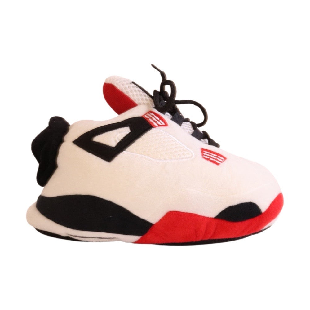 Stepcorner Çocuk Peluş Sneakers – White Fire