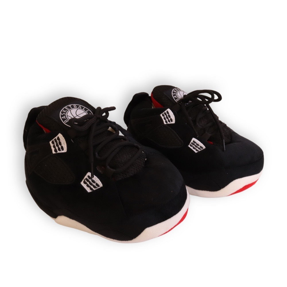 Stepcorner Çocuk Peluş Sneakers – Black Bred